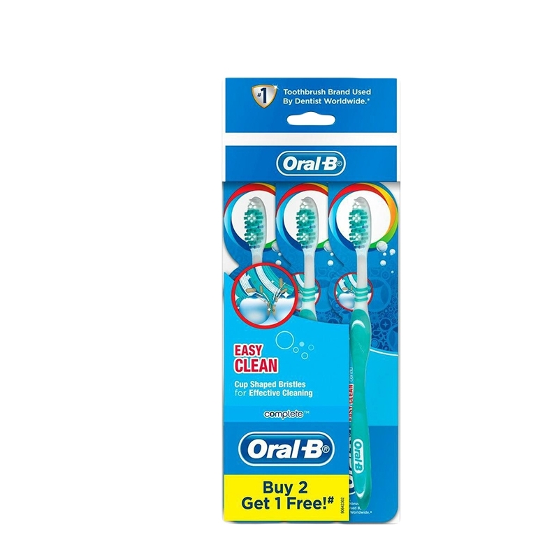 ORAL B COMPLETE EASY CLEAN MEDIUM (BUY 2 FREE 1)