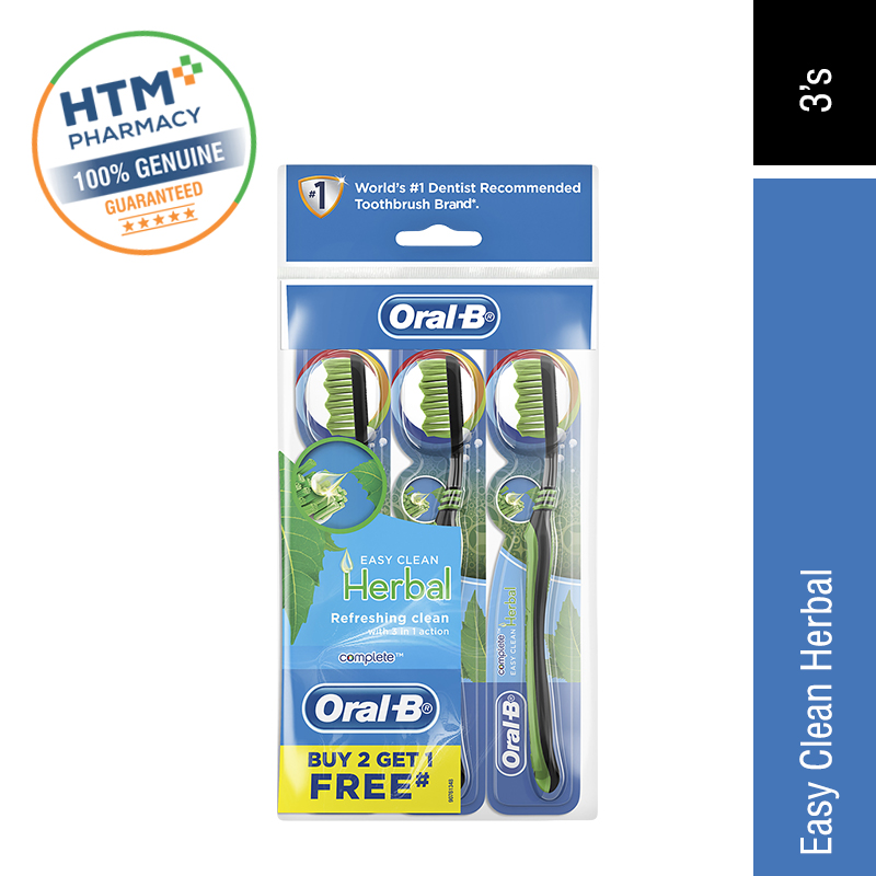 Oral B Easy Clean Herbal 3's (Polybag)