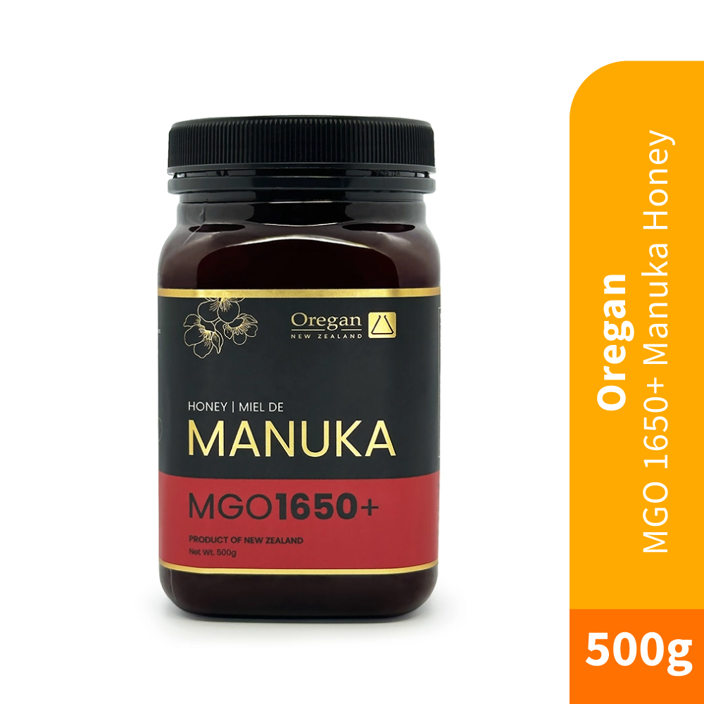 OREGAN NEW ZEALAND Madu Manuka MGO 1650+ 500g Manuka Honey, Madu Original, Madu Asli
