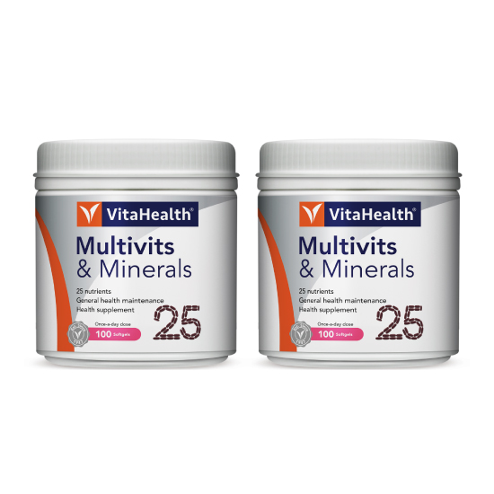 Vitahealth Multivits & Minerals 2 x 100's