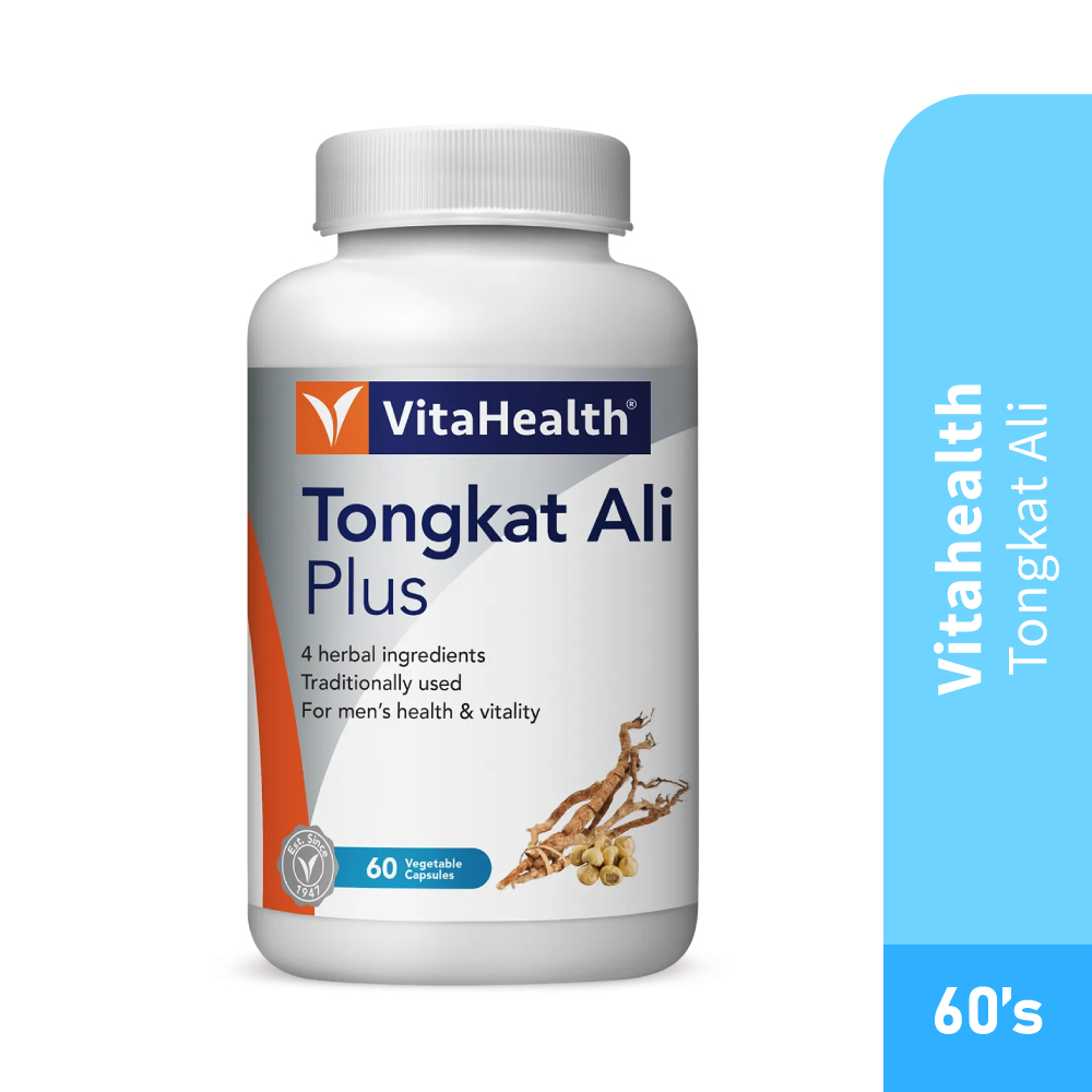 VITAHEALTH Tongkat Ali Plus 60's - Men Health, Tongkat Ali, Men Vitality