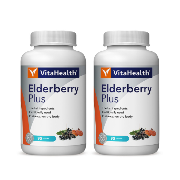 Vitahealth Elderberry Plus 90'S x 2