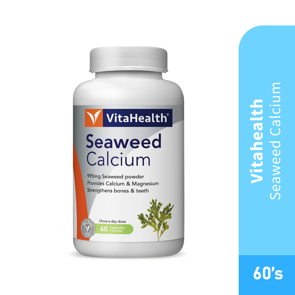 VITAHEALTH Seaweed Calcium 60's- Calcium, Magnesium, Bone