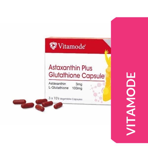 Vitamode Astaxanthin Plus Glutathione Cap 30'S