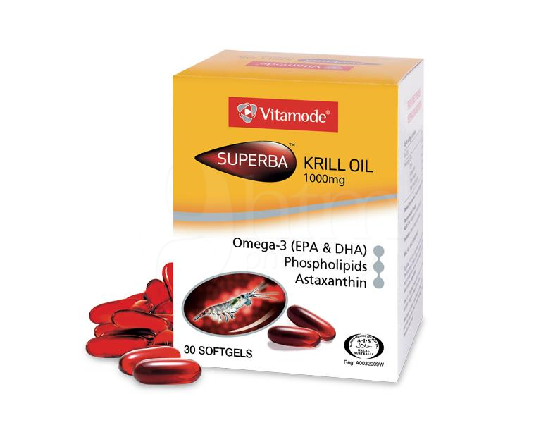 Vitamode Superba Krill Oil 1000mg 30's