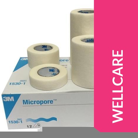 ECOPORE SURGICAL TAPE 1 (2.5CM x 9.2M) 12'S