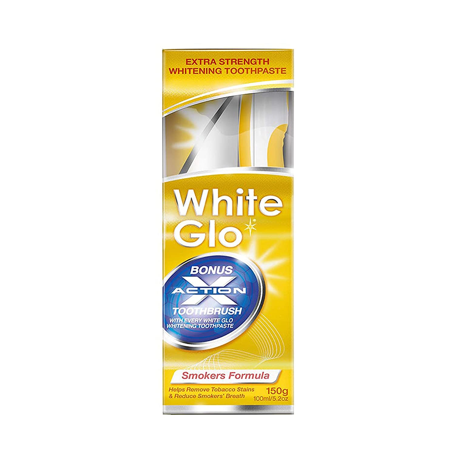 White Glo Whitening Toothpaste 150G - Smokers Formula
