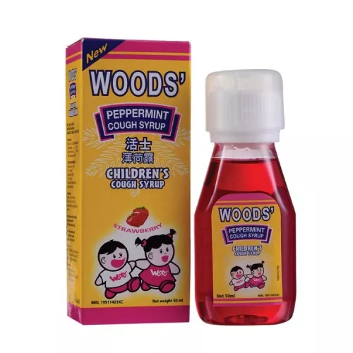 WOODS P/MINT COUGH SYRUP KIDS 50ML