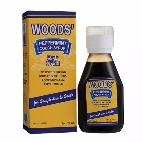 WOODS P/MINT COUGH SYRUP 100ML