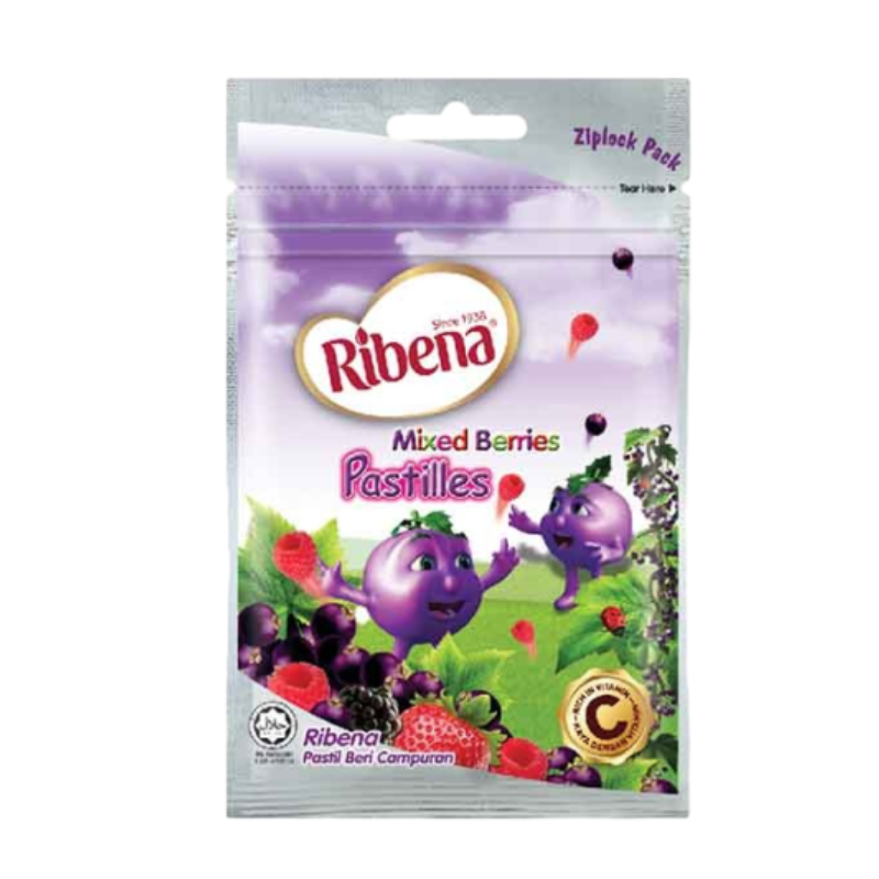 RIBENA MIXED BERRIES PASTILLES 40G 20'S