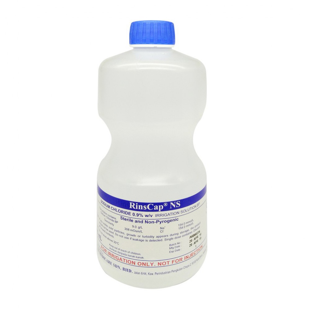 RINSCAP SODIUM CHLORIDE 0.9% IRRIGATION SOLUTION 1L