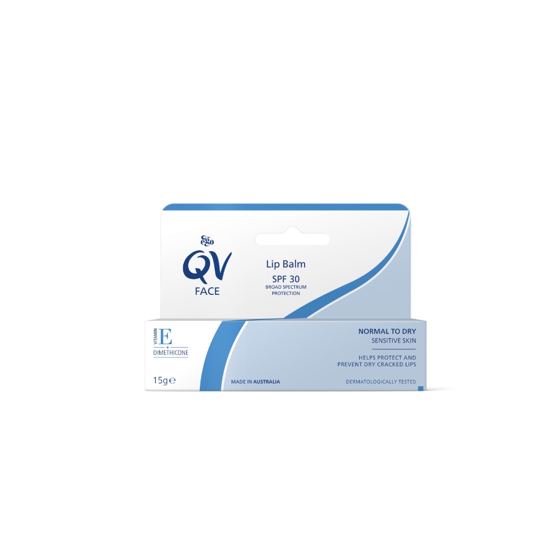 EGO QV Lip Balm 15g for Dry to Sensitive Skin