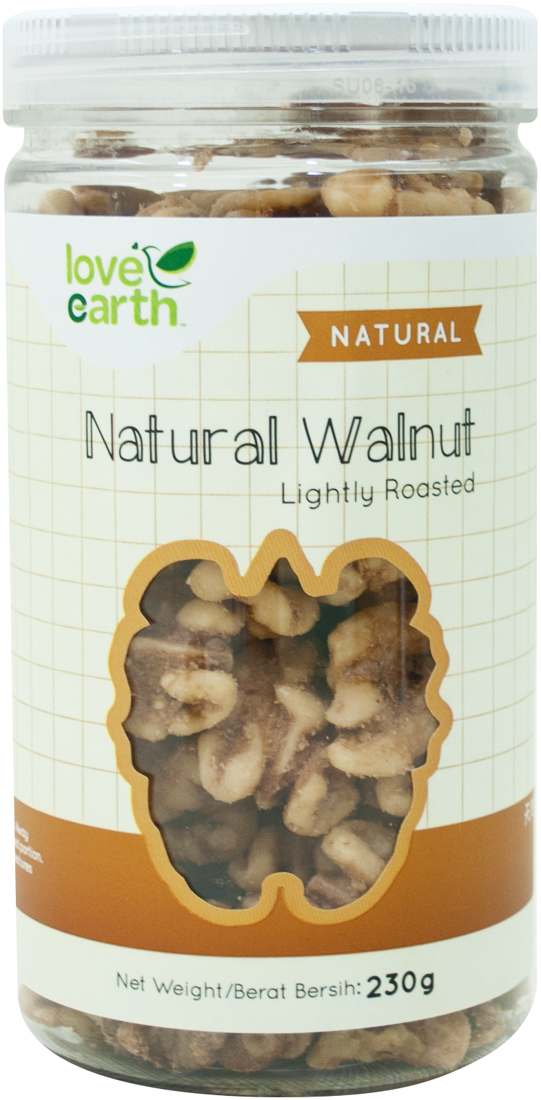 Love Earth Light Roasted Natural Walnut 230g