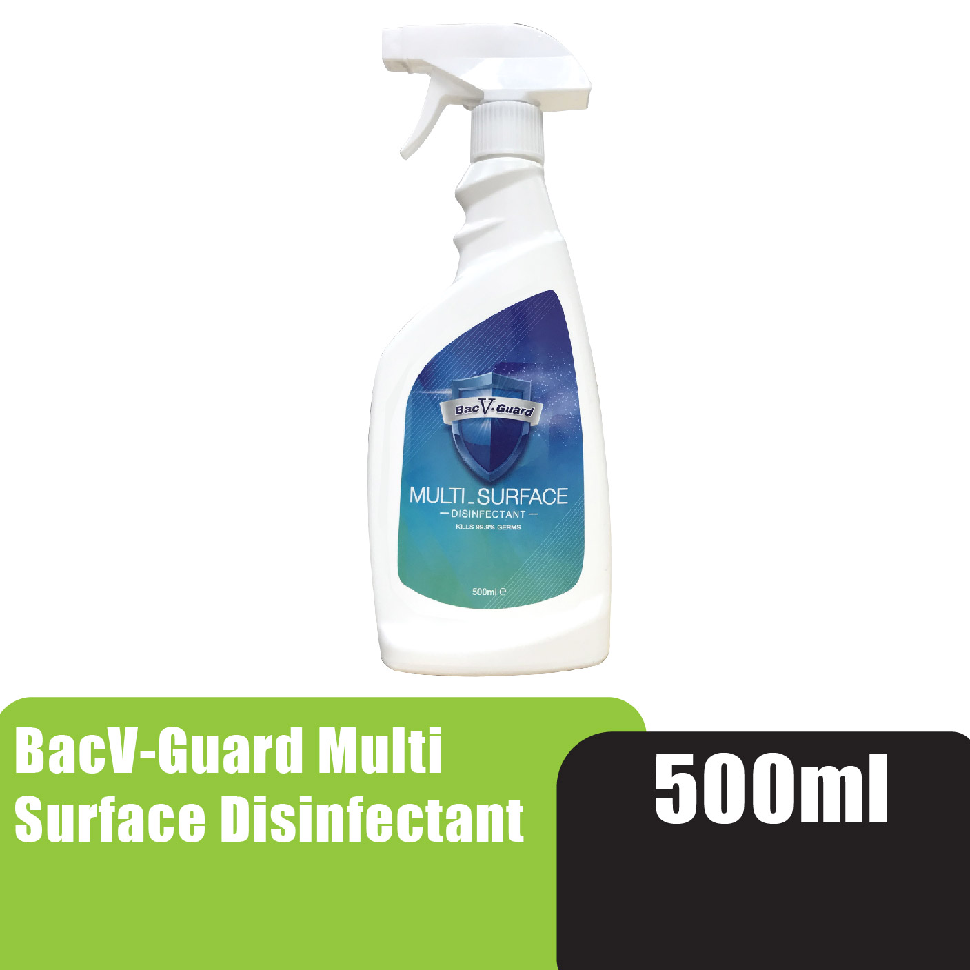 BACV-GUARD Multi Surface Disinfectant Spray Disinfectant Liquid 500ml ( Multipurpose Spray & Surface Sanitizer )