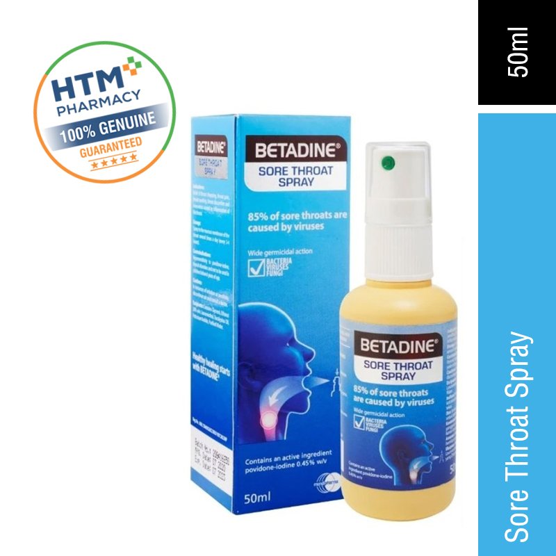 Betadine Sore Throat Spray 50ml