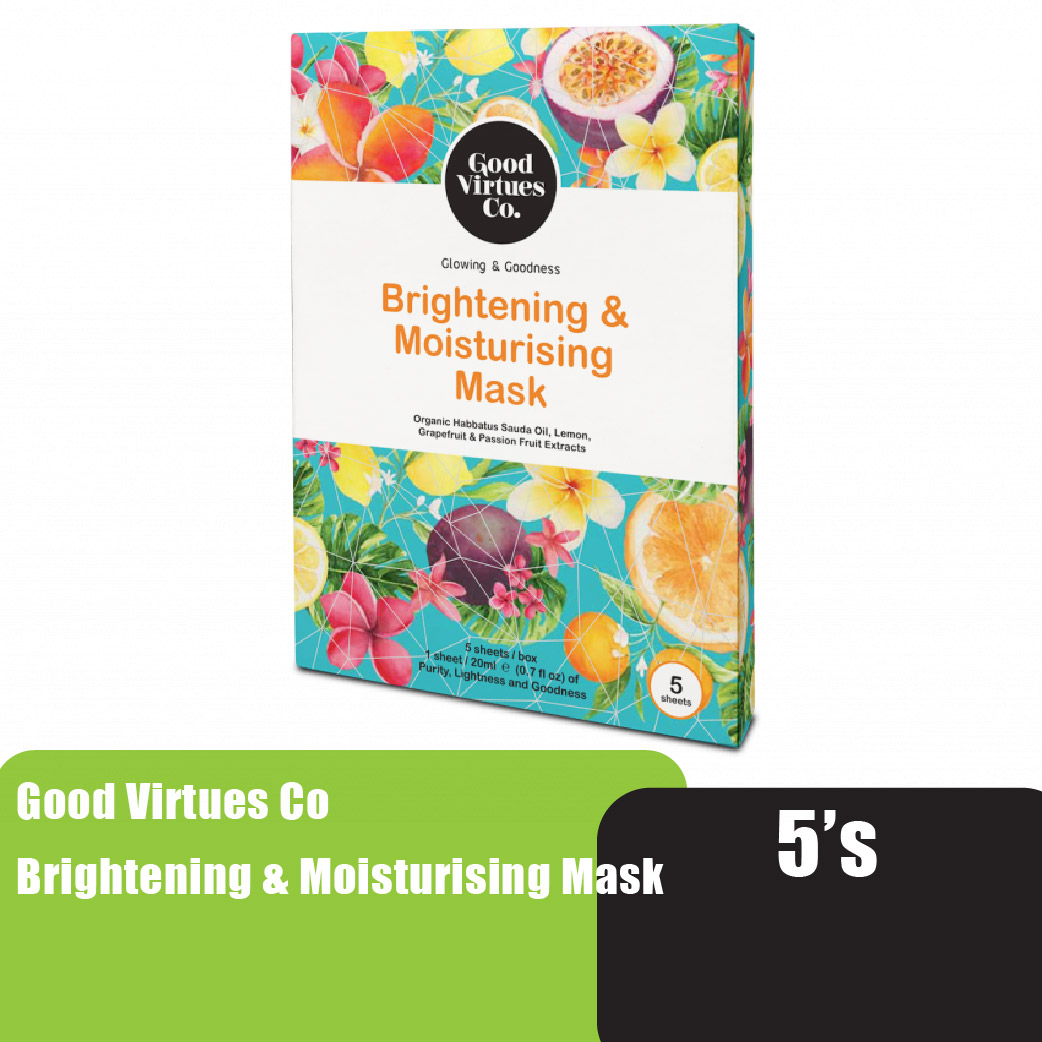 Good Virtues Co Brightening & Moisturising Mask 5's