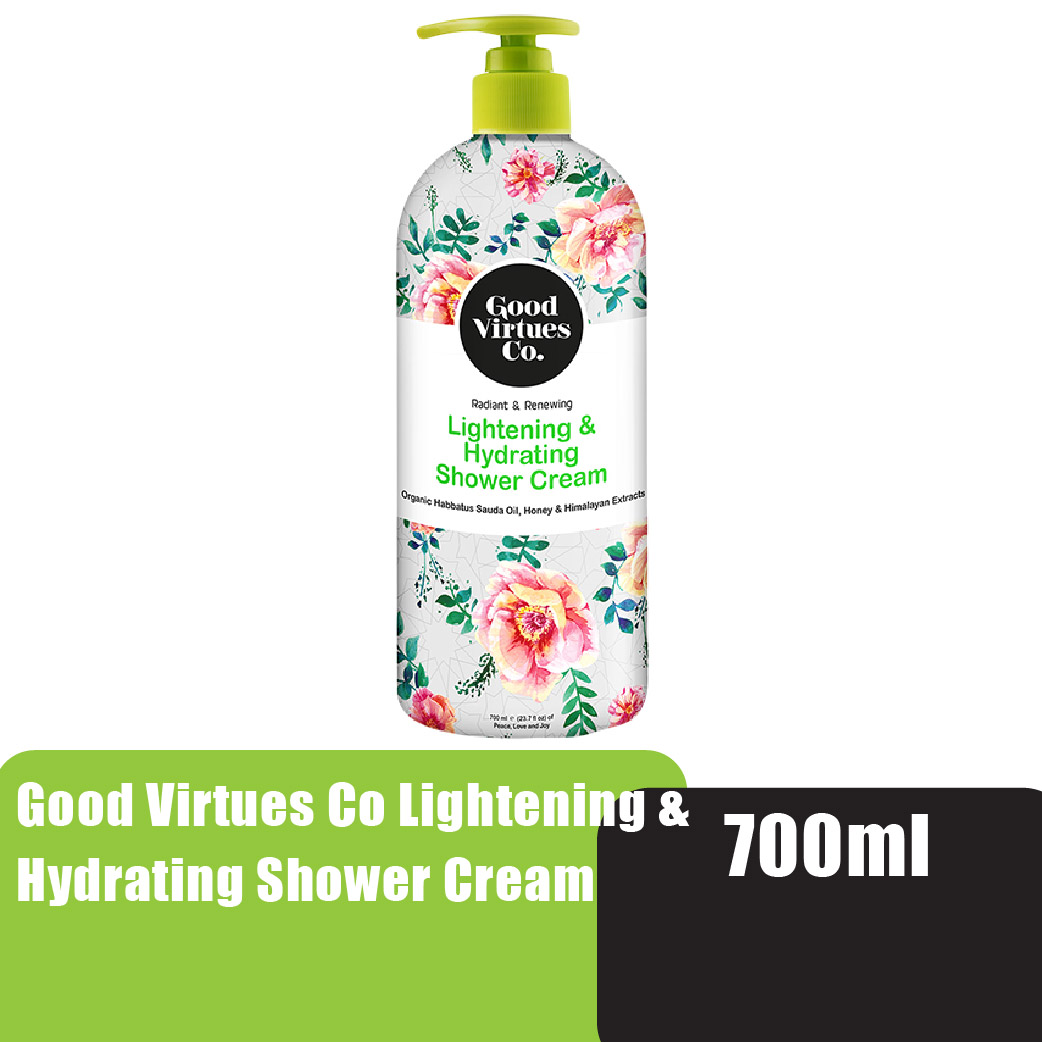 Good Virtues Co Lightening & Hydrating Shower Cream 700ml
