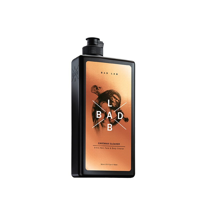 Bad Lab Caveman Cleaner 3-in-1 Hair, Face Body Shampoo 400ml
