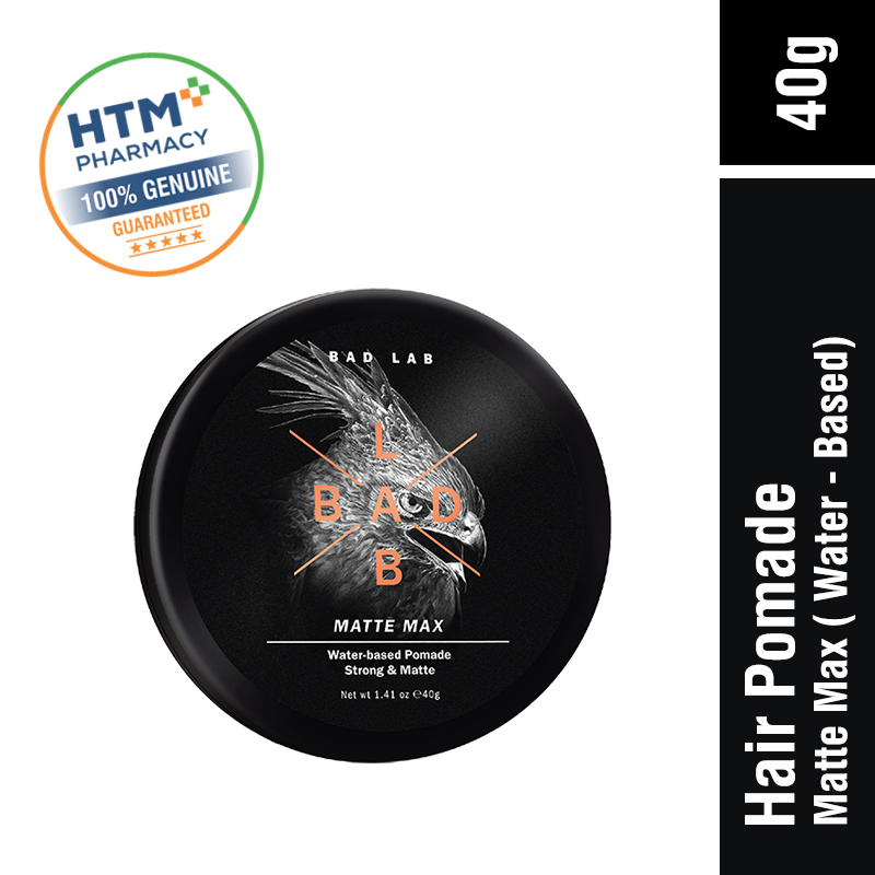 Bad Lab Matte Max Water-Based Pomade-Strong & Matte 40g