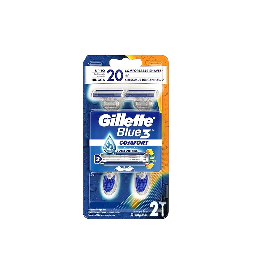 GILLETTE BLUE 3 SENSITIVE 2'S