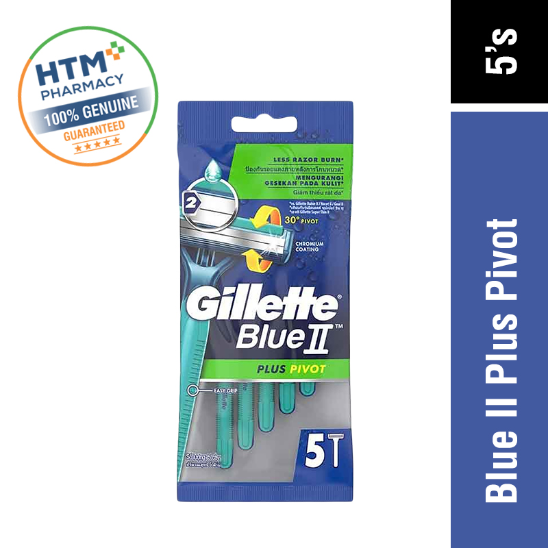 GILLETTE BLUE II PLUS PIVOT 5'S