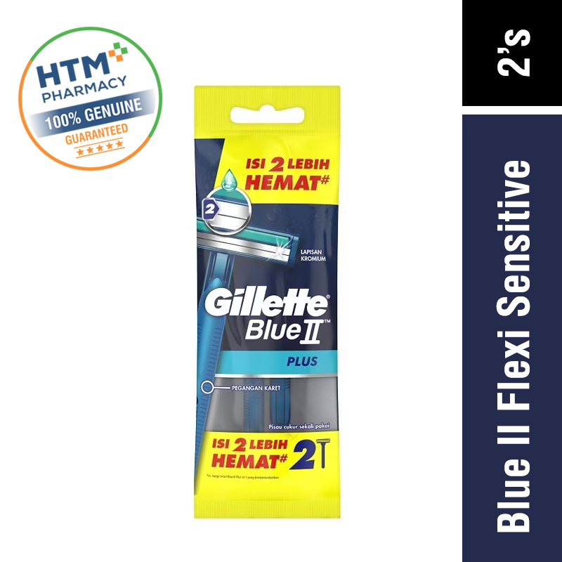 GILLETTE BLUE II PLUS PIVOT SENSITIVE 2'S