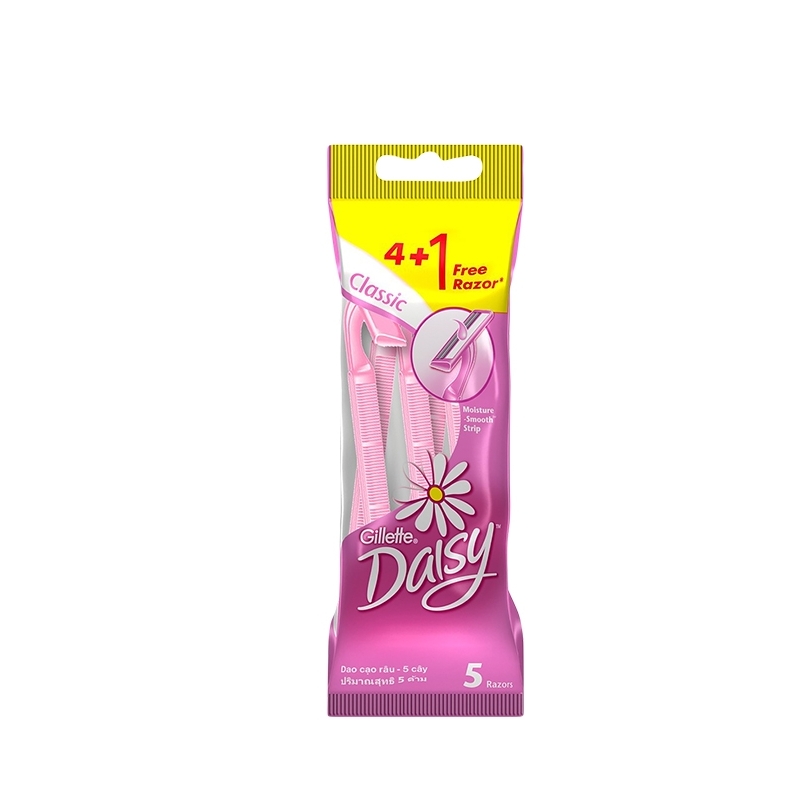 GILLETTE DAISY CLASSIC 4'S + 1'S