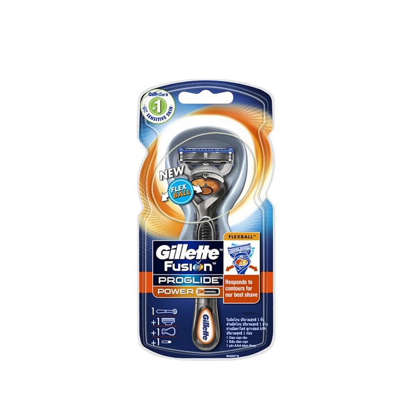 GILLETTE FUSION PROGLIDE FLEXBALL RAZOR 1'S
