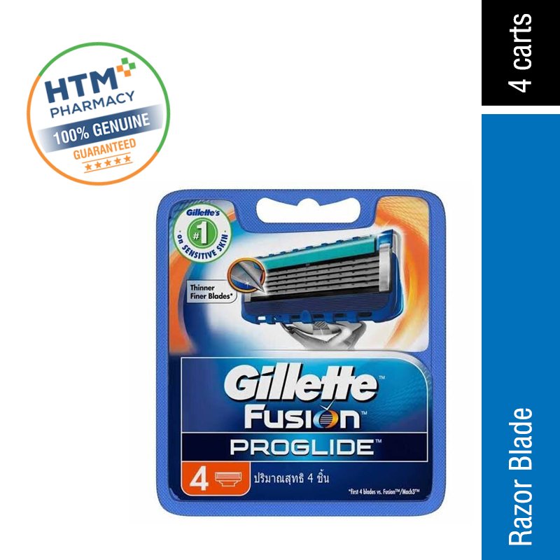 Gillette Fusion Proglide Power C4 Refill 4's