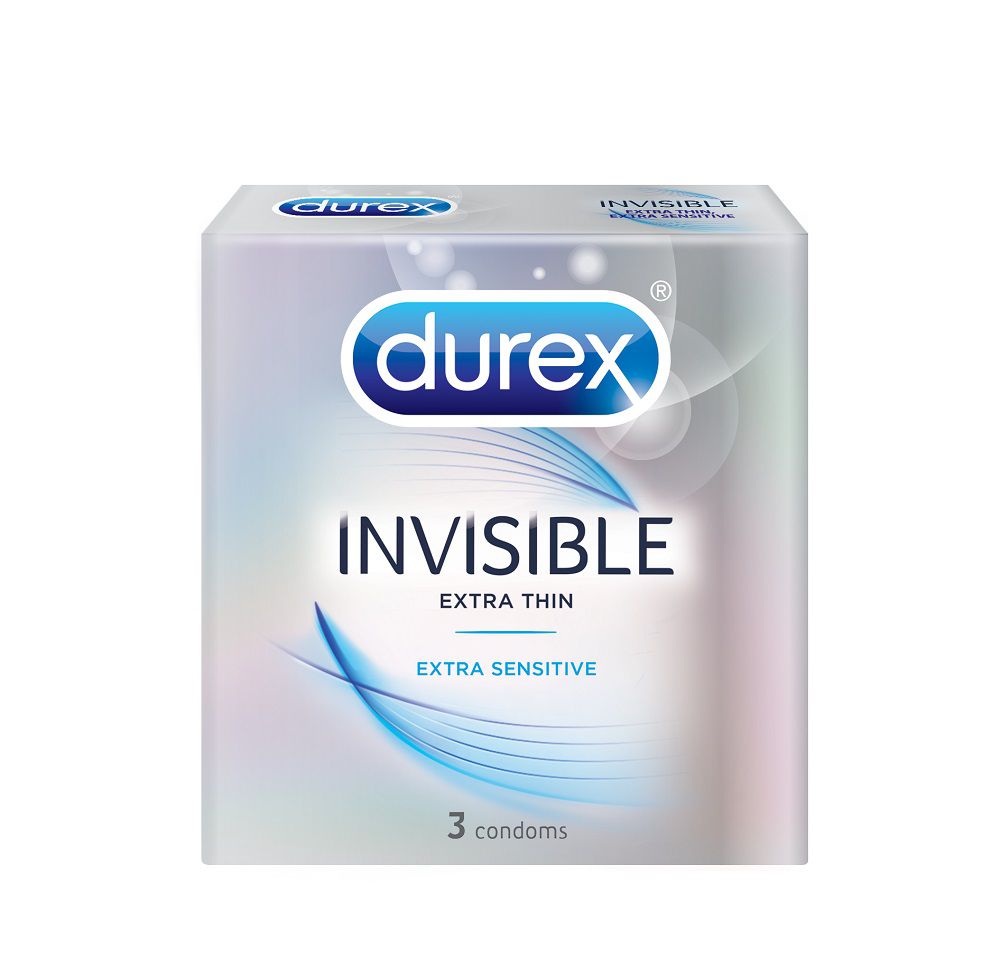 Durex Invisible Extra Thin Extra Sensitive 3'S
