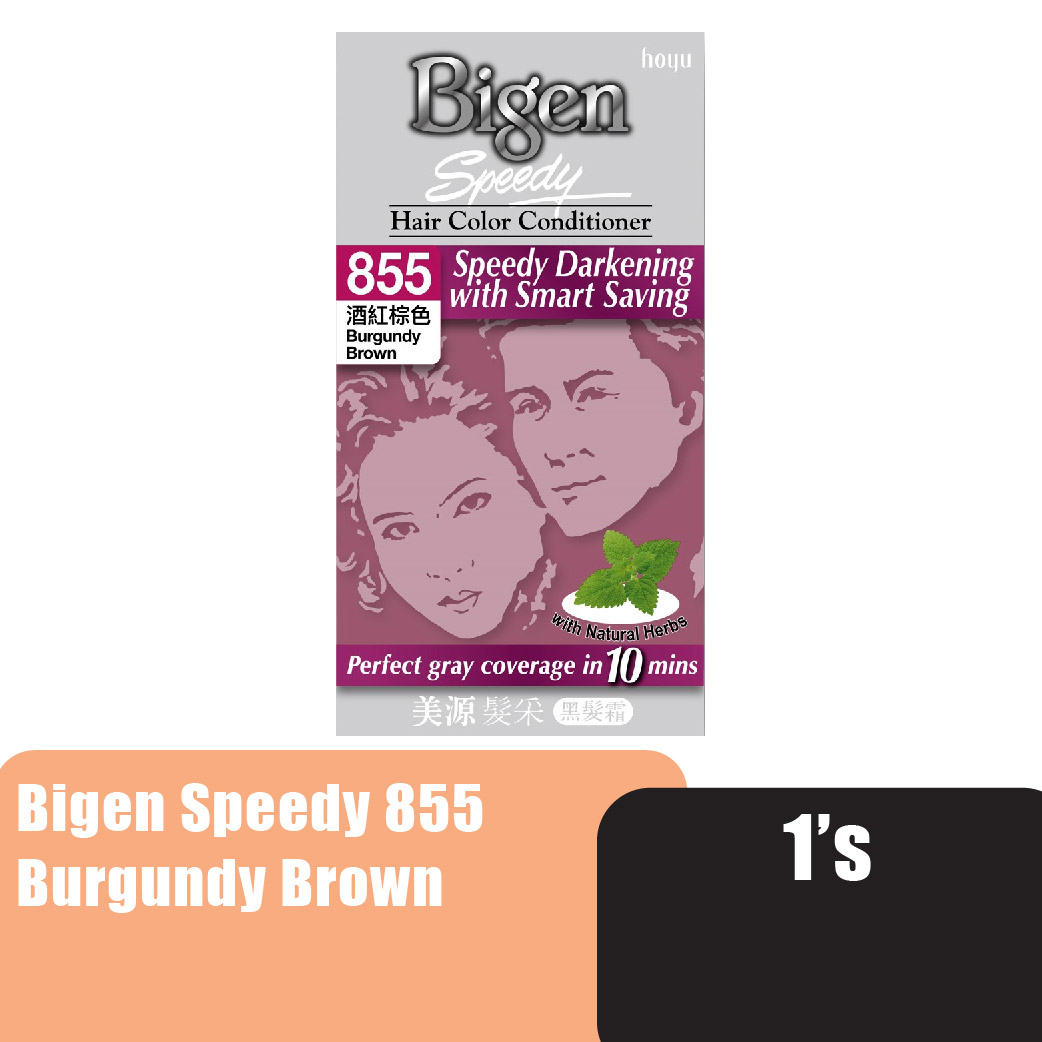 Bigen 855 - Burgundy Brown