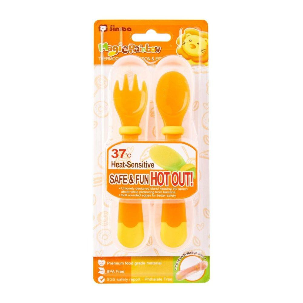 SIMBA THERMOCHROMIC SPOON & FORK SET (P3342)