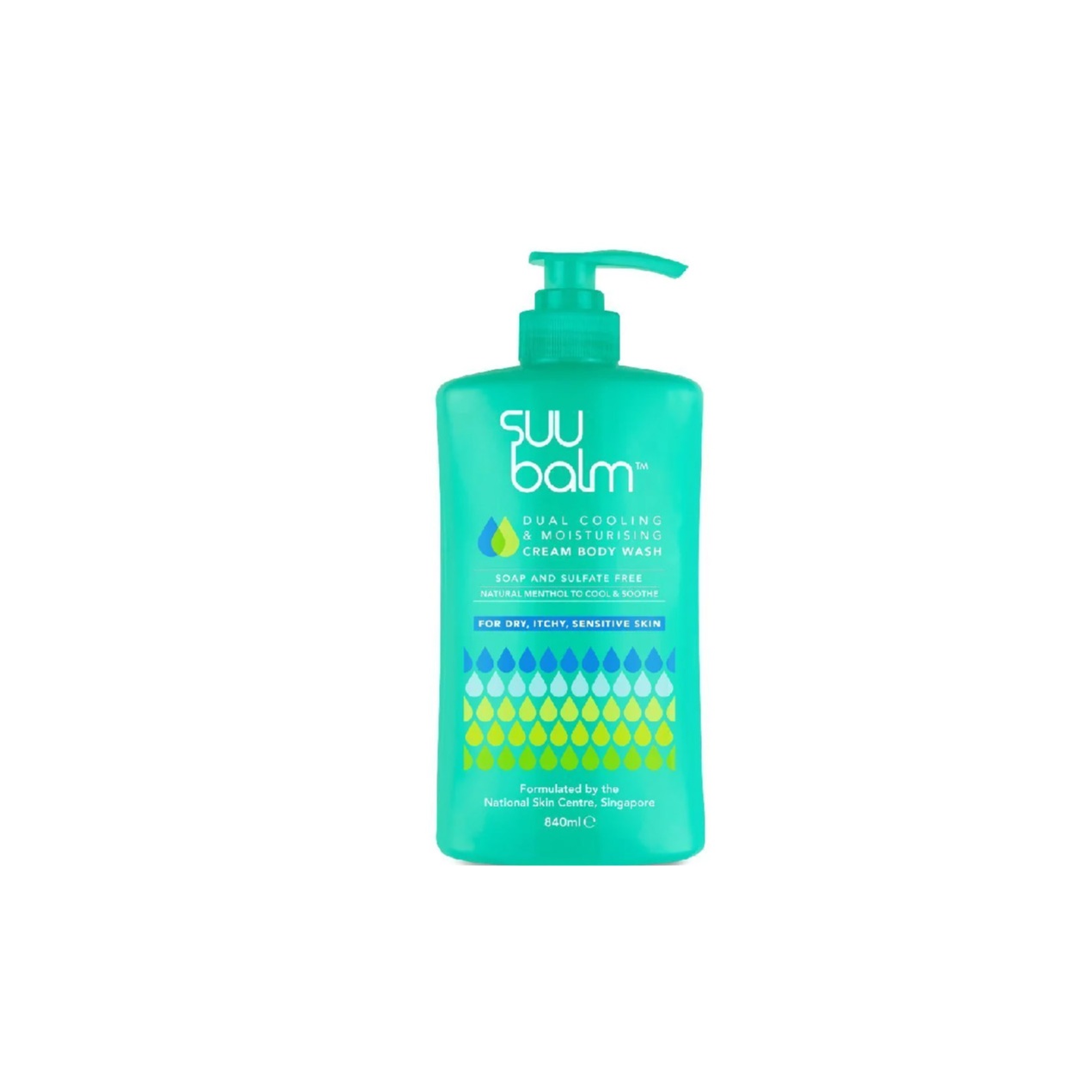 Suu Balm Dual Cooling & Moisturising Cream Body Wash 840ml