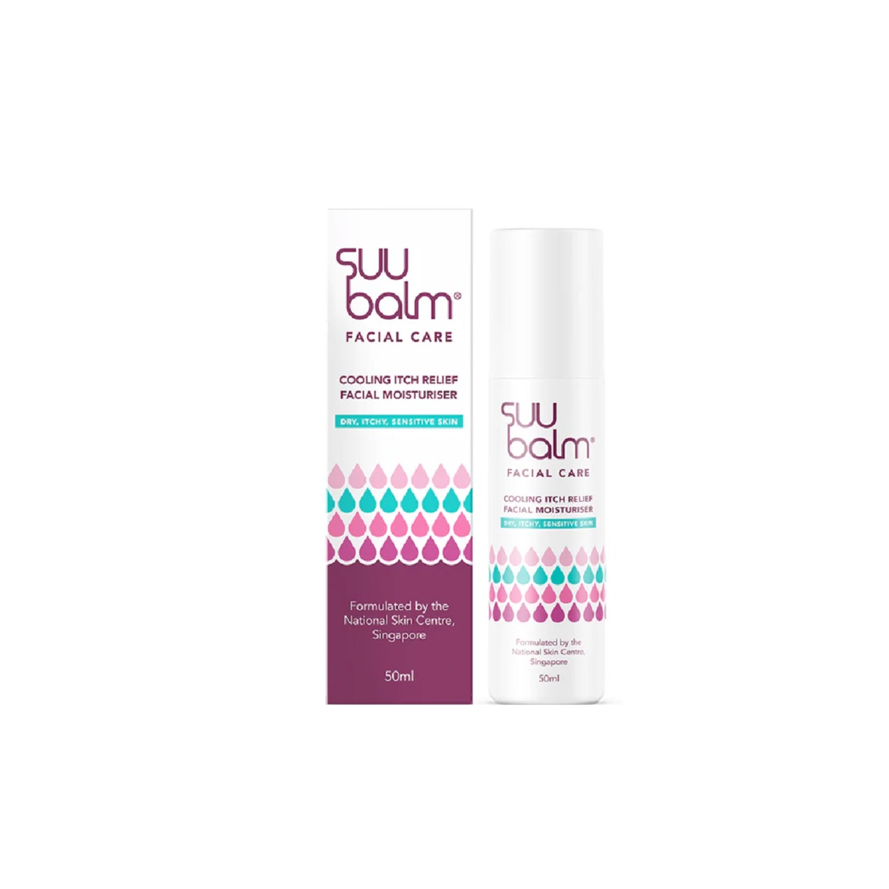 Suu Balm Cooling Itch Relief Facial Moisturiser 50ml