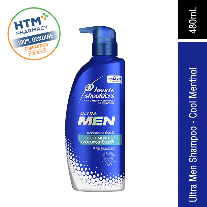 Head & Shoulders Ultra Men Shampoo 480ml - Cool Menthol