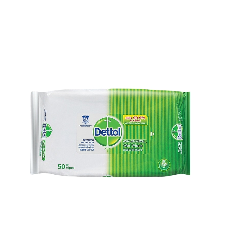 DETTOL ANTI-BACTERIAL WET WIPES 50'S