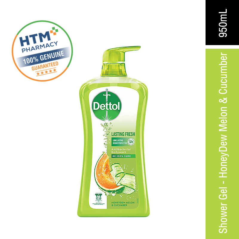 Dettol Shower Gel 950g - Honeydew Melon & Cucumber