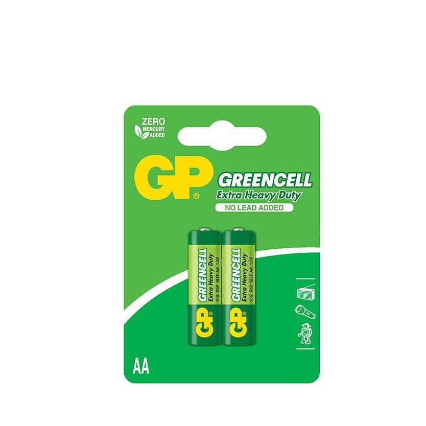GP BATTERY Greencell Ehd AA 2's