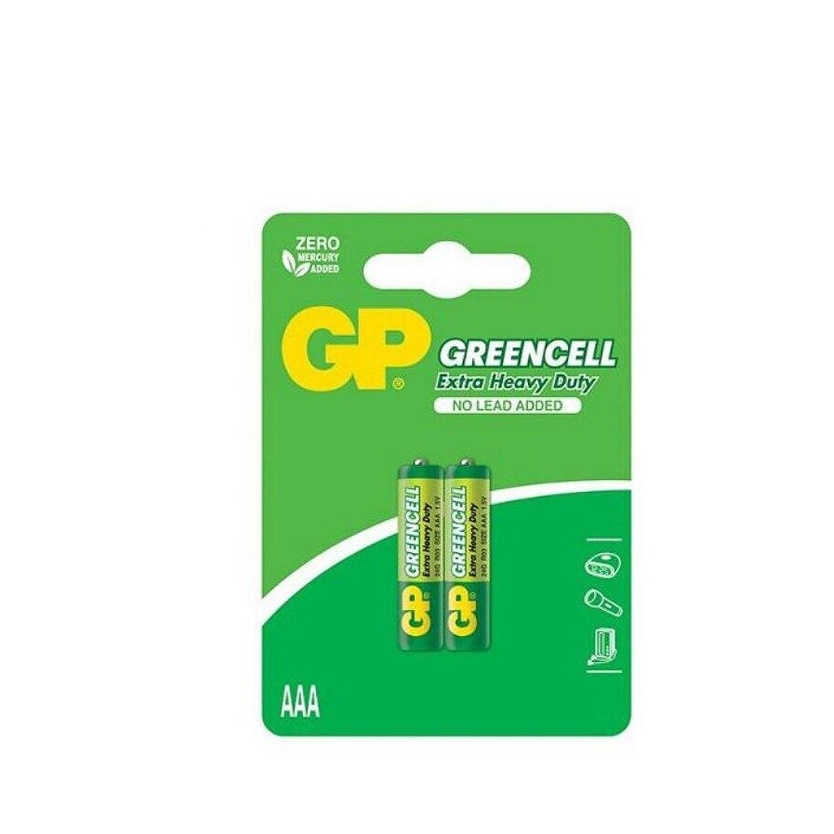 GP BATTERY Greencell Ehd AAA 2's