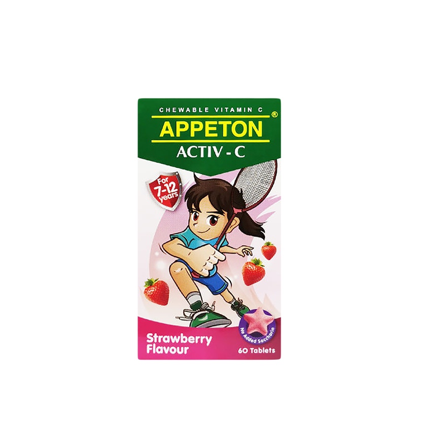 Appeton Activ-C 60'S - Strawberry