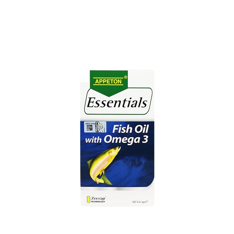 Appeton Essentials Fish Oil With Omega 3 60'S