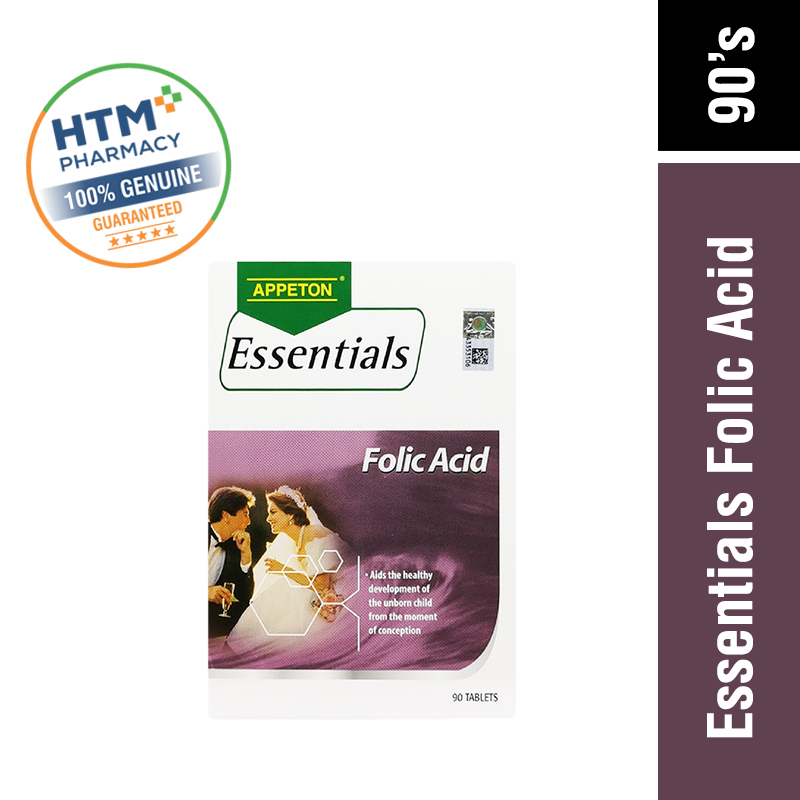 Appeton Essentials Folic Acid 90'S