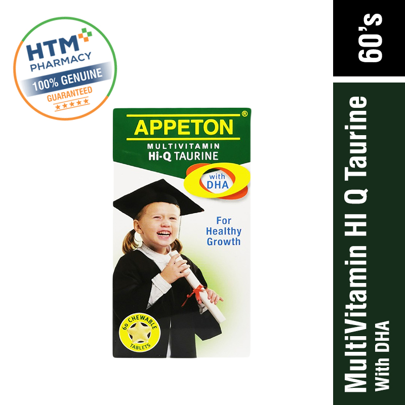 Appeton Multivitamin Hi-Q Taurine With Dha 60'S