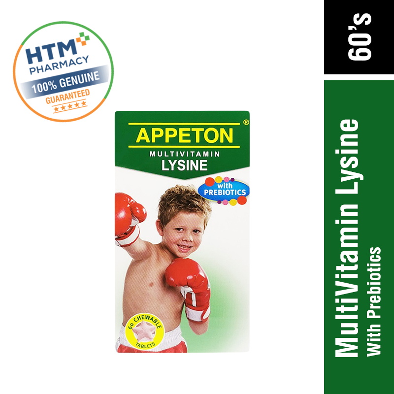 Appeton Multivitamin Lysine With Prebiotic 60'S