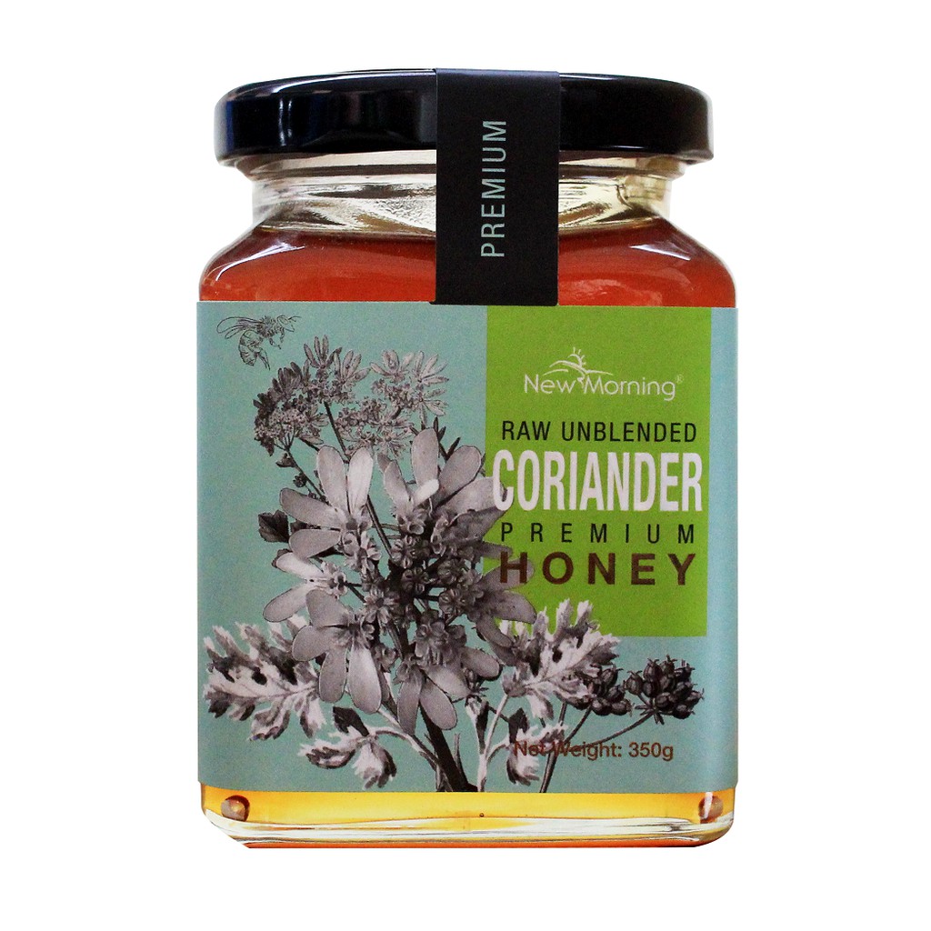 New Morning Raw Unblended Coriander Honey 350g