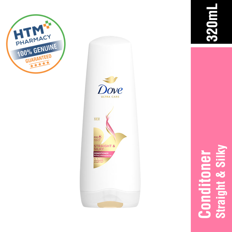 DOVE COND STRAIGHT & SILKY 320ML