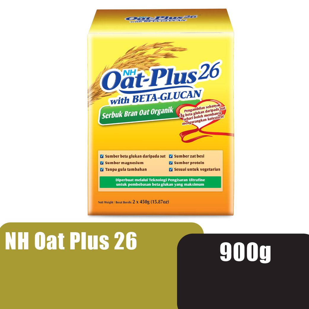 NH Oat Plus 26 Oat Milk Instant Drink 900g / organic oat susu suitable for vegan/降低胆固醇