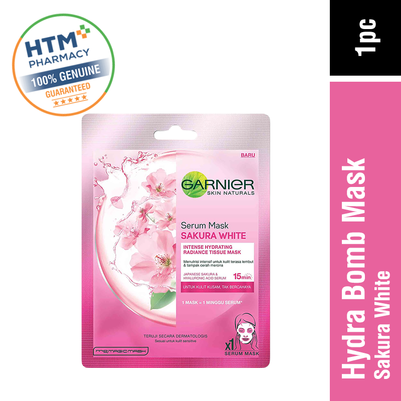 Garnier Hydra Bomb Sakura White Mask