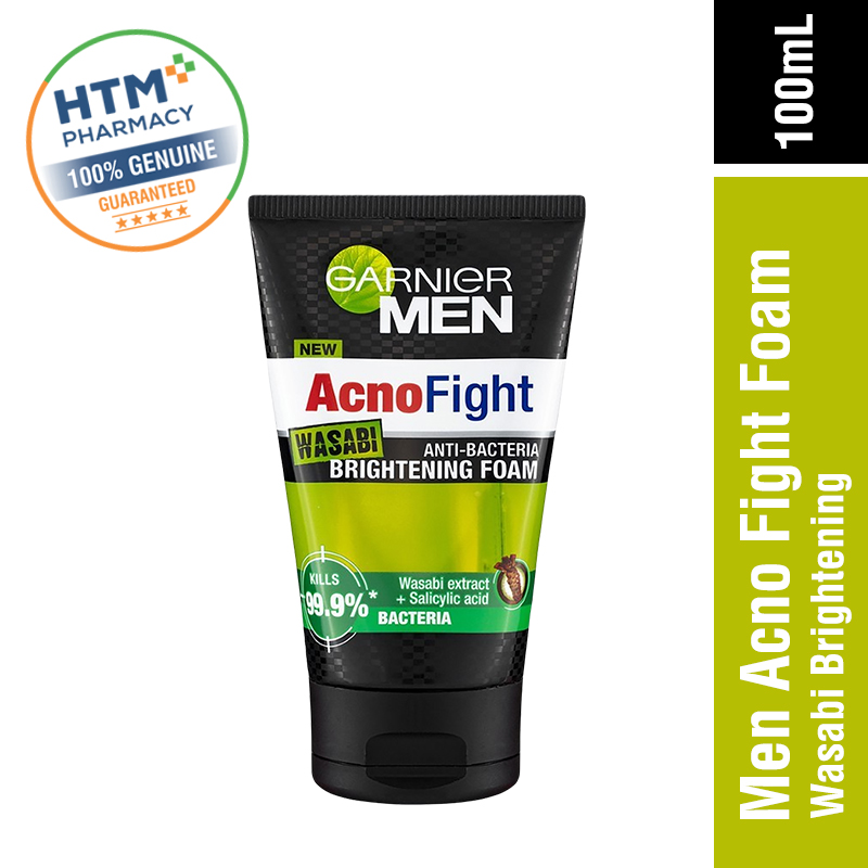 Garnier Men Acnofight Wasabi Brightening Foam 100ml