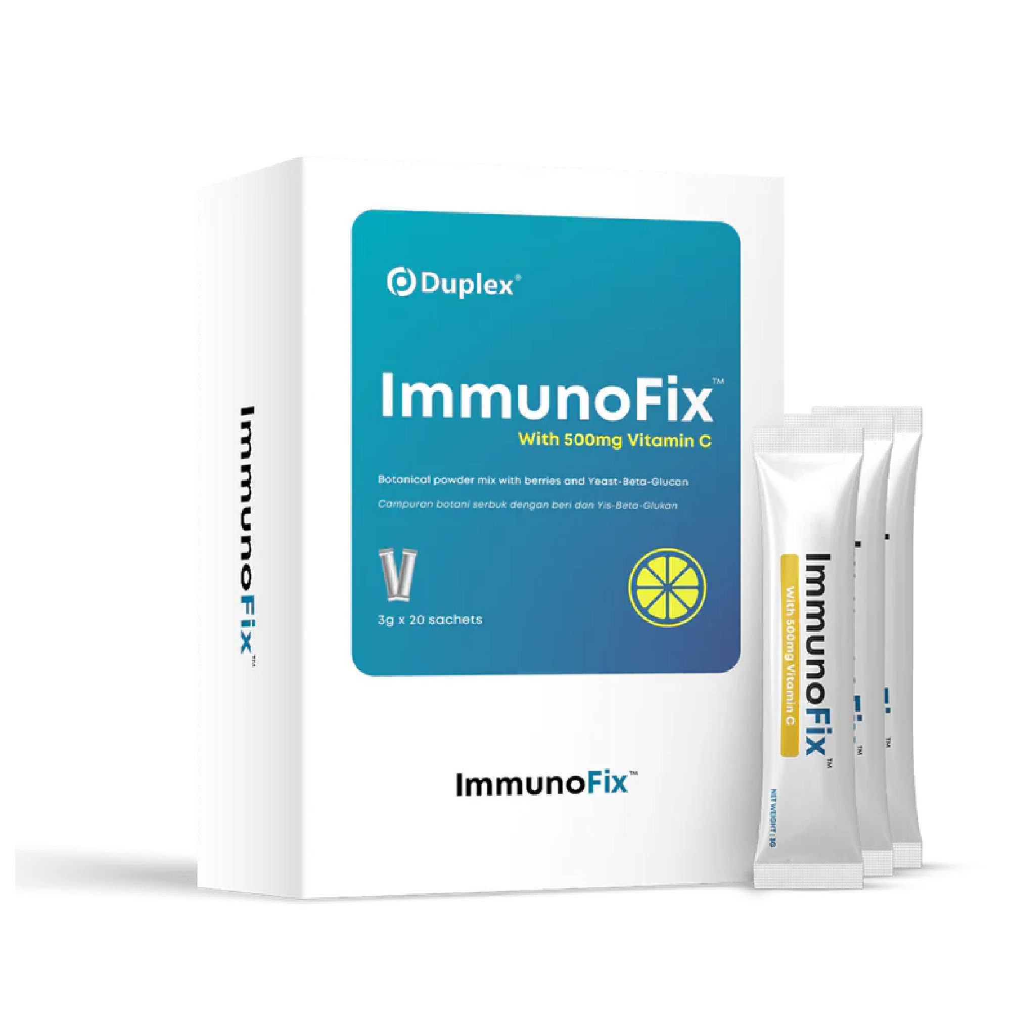 DUPLEX IMMUNOFIX WITH 500MG VIT C 20'S (OLD NAME: DUPLEX IMMUNOFIX 20'S)
